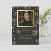 Uitnodiging voor Winterviering Foto's (Staand voorkant)