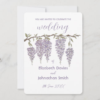 Uitnodiging voor Wisteria Wedding