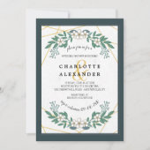 Uitnodiging voor witte Dogwood-bruidsdouche (Voorkant)