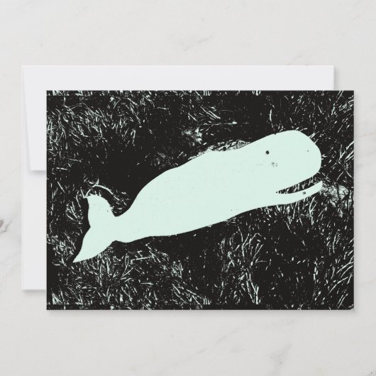 uitnodiging voor witte vinvis (Voorkant)