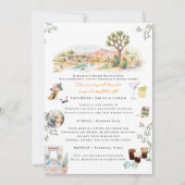 Uitnodiging voor woestijn bachelorette weekend iti (Voorkant)