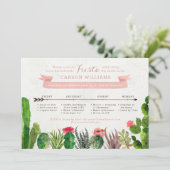 Uitnodiging voor woestijn vrijgezellenweekend sche (Staand voorkant)