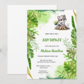 UITNODIGING VOOR WOLF BABYSHOWER (Voorkant / Achterkant)