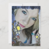 Uitnodiging voor Wonderland Fantasy Birthday (Voorkant)