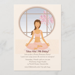 Uitnodiging voor Yoga Girl