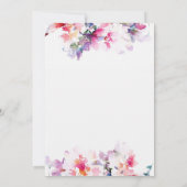 Uitnodiging voor zacht Baby shower en Antler (Achterkant)