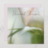 uitnodiging voor zacht Roos (Voorkant / Achterkant)