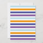 Uitnodiging voor Zachte Play Bounce Birthday Party (Achterkant)