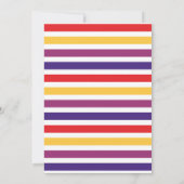 Uitnodiging voor Zachte Play Bounce Birthday Party (Achterkant)