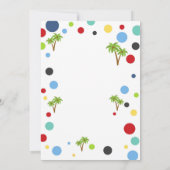 Uitnodiging voor zeemeermin piraat broer zus jonge (Achterkant)