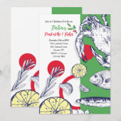 Uitnodiging voor zeevruchten (Voorkant / Achterkant)