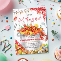 Uitnodiging voor Zeevruchten Kook Krayfish Feest V