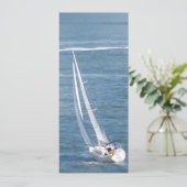 Uitnodiging voor zeilen (Staand voorkant)