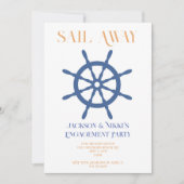 Uitnodiging voor zeiltocht strandverbintenis (Voorkant)