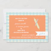 Uitnodiging voor zijn bruiloft & haar bruiloft (Voorkant)