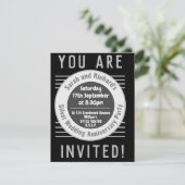 Uitnodiging voor zilveren huwelijksjubileumfeest (Staand voorkant)