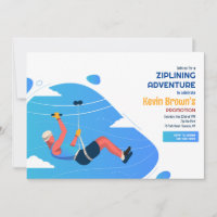 Uitnodiging voor Zip Line Avontuur