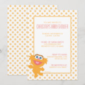 Uitnodiging voor Zoe Baby Shower (Voorkant / Achterkant)