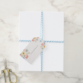 Uitnodiging voor zoete bloei cadeaulabel