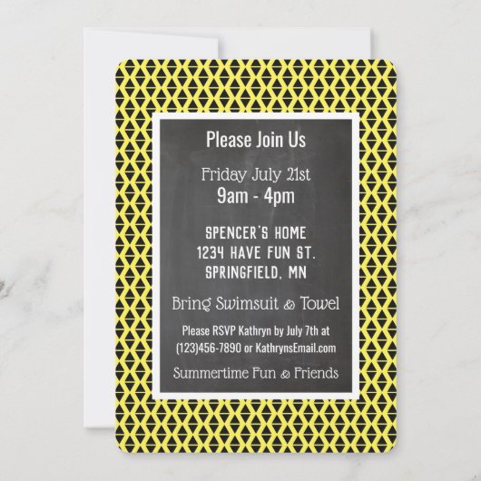 Uitnodiging voor zomerafspeeldatum (Achterkant)