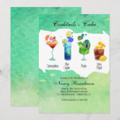 Uitnodiging voor zomerdrankjes (Voorkant / Achterkant)