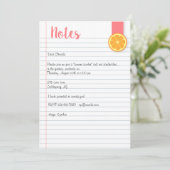 Uitnodiging voor zomernotering (Staand voorkant)