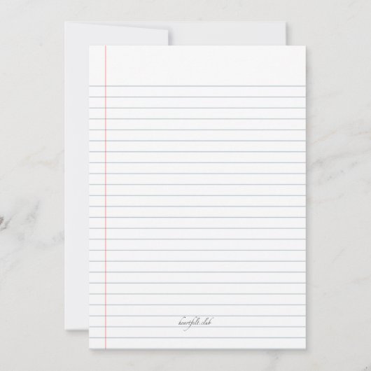 Uitnodiging voor zomernotering (Achterkant)