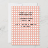 Uitnodiging voor zomertijd BBQ (Achterkant)