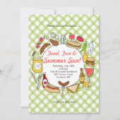 Uitnodiging voor zomervakantie (Voorkant)