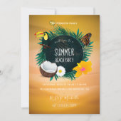 Uitnodiging voor zomervakantie (Voorkant)