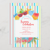 Uitnodiging voor zomerviering (Voorkant / Achterkant)