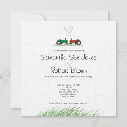 Uitnodiging voor zomerweduwen Boerderij (Voorkant)