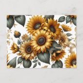 Uitnodiging voor zonnebloempatch (Achterkant)