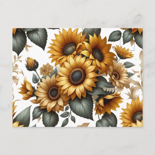 Uitnodiging voor zonnebloempatch (Achterkant)