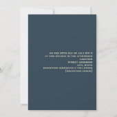 Uitnodiging voor zonnebloempjes - van Bride & Groo (Achterkant)