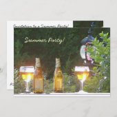 Uitnodiging voor zonneschermenfeest (Voorkant / Achterkant)