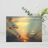 Uitnodiging voor zonsondergang kijken (Staand voorkant)