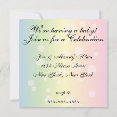 Uitnodiging voor zwangerschapsaankondiging (Achterkant)