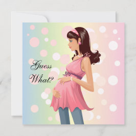 Uitnodiging voor zwangerschapsaankondiging