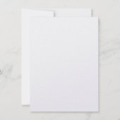 Uitnodiging voor zwarte-tie-formaliteit (Achterkant)