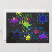 Uitnodiging voor zwarte tribune (Achterkant)