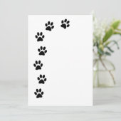 Uitnodiging voor zwartverfprinters (Staand voorkant)