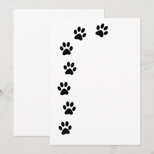 Uitnodiging voor zwartverfprinters (Voorkant / Achterkant)