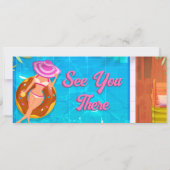 Uitnodiging voor zwembadfeest (Achterkant)