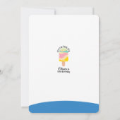 Uitnodiging voor zwembadfeest (Achterkant)