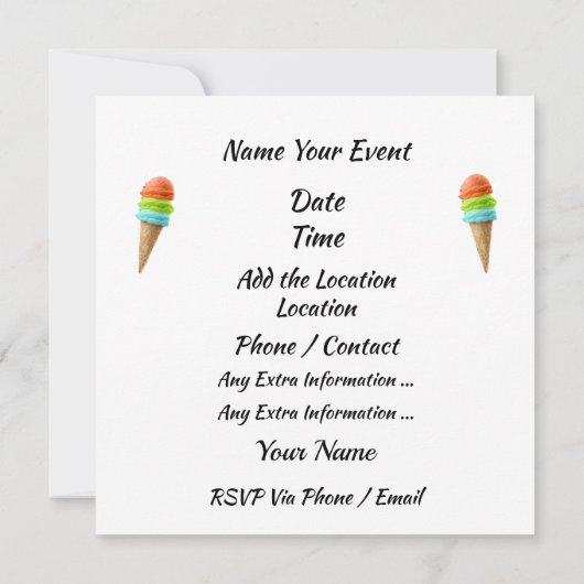 Uitnodiging voor zwembadfeestje bij diploma-uitrei (Achterkant)