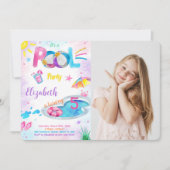 Uitnodiging voor zwembadfoto (Voorkant)