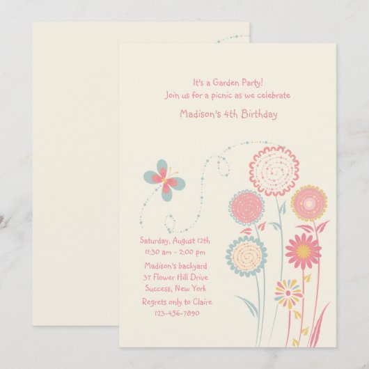 Uitnodiging voorjaarsdag (Voorkant / Achterkant)