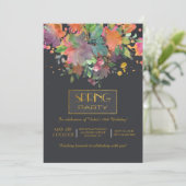 Uitnodiging voorjaarspartij (Staand voorkant)