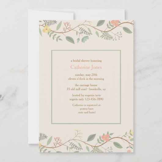 Uitnodiging voorjaarswijnstokken (Voorkant)